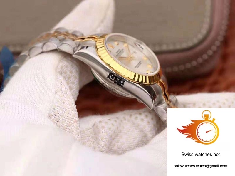 Rolex Lady Datejust 18K Gold 28MM Silver Dial 5 Rolex Lady Datejust 18K Gold 28MM Silver Dial 5