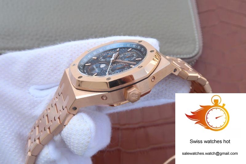Audemars Piguet Royal Oak Perpetual Calendar 26574OR.OO.1220OR.02 JF Factory Blue Dial 5 Audemars Piguet Royal Oak Perpetual Calendar 26574OR.OO.1220OR.02 JF Factory Blue Dial 5