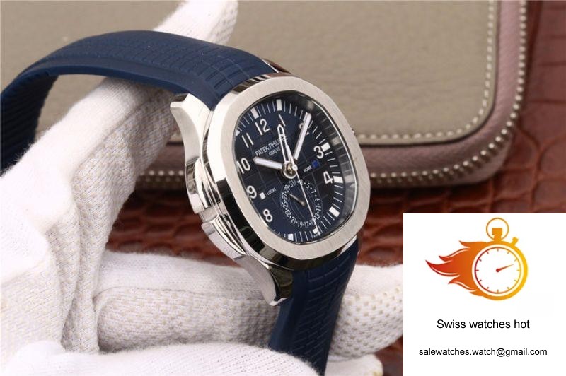 Patek Philippe Aquanaut Dual Time 5164A-001 MP Factory Blue Dial 5 Patek Philippe Aquanaut Dual Time 5164A-001 MP Factory Blue Dial 5