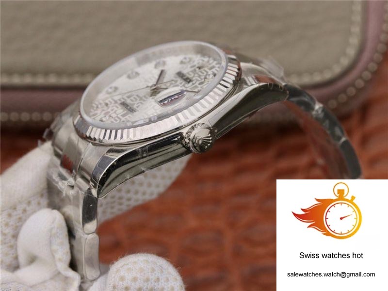 Rolex Datejust 116234 36MM AR Factory Diamond-printed Dial 5 Rolex Datejust 116234 36MM AR Factory Diamond-printed Dial 5