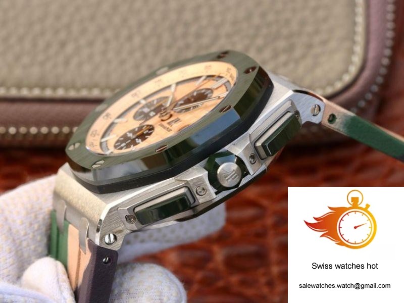 Audemars Piguet Royal Oak Offshore 44MM 26400SO.OO.A054CA.01 JF Factory Beige Dial 5 Audemars Piguet Royal Oak Offshore 44MM 26400SO.OO.A054CA.01 JF Factory Beige Dial 5