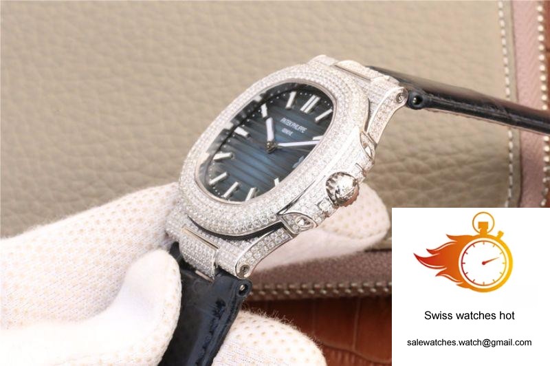 Patek Philippe Nautilus Jumbo 5719/1G-001 KM Factory Blue Dial 5 Patek Philippe Nautilus Jumbo 5719/1G-001 KM Factory Blue Dial 5