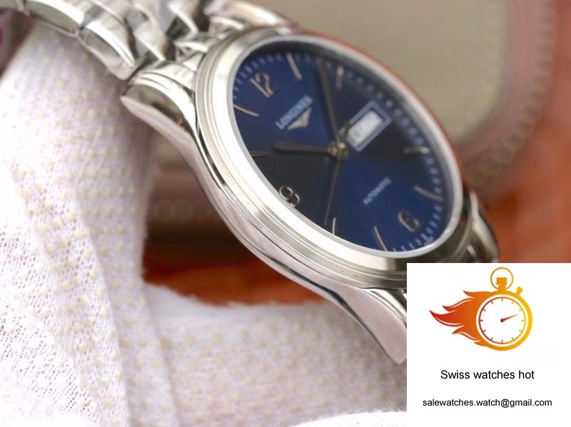 Longines Flagship Double Calendar L4.899.4.12.601 GK Factory Blue Dial 5 Longines Flagship Double Calendar L4.899.4.12.601 GK Factory Blue Dial 5