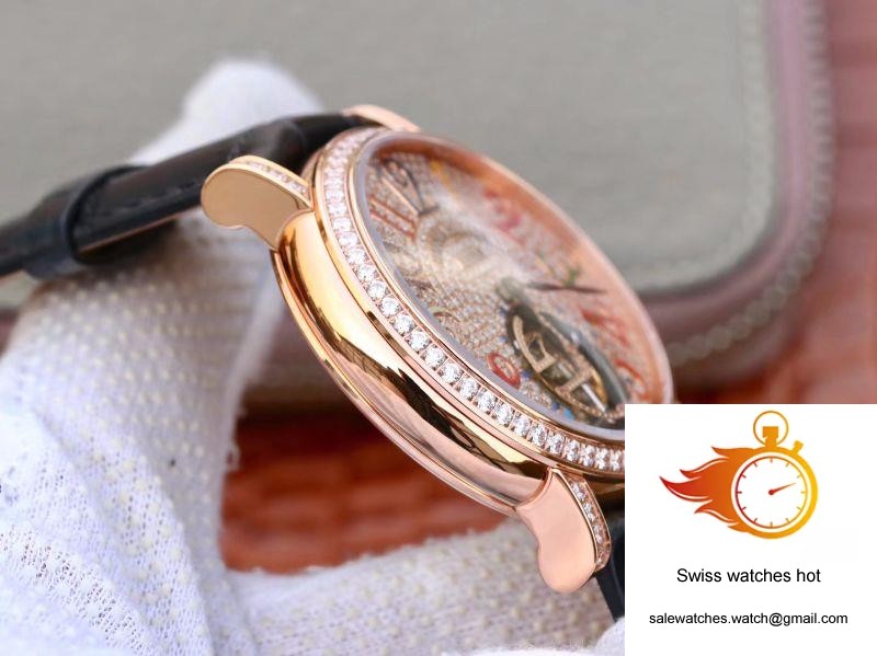 Franck Muller Round Color Dreams Tourbillon 18K Rose Gold Diamond Dial 5 Franck Muller Round Color Dreams Tourbillon 18K Rose Gold Diamond Dial 5