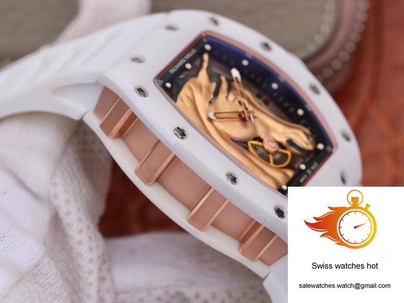 Richard Mille Polo Club Saint Tropez RM52-02 KV Factory Gold Horse Head Skeleton Dial 5 Richard Mille Polo Club Saint Tropez RM52-02 KV Factory Gold Horse Head Skeleton Dial 5