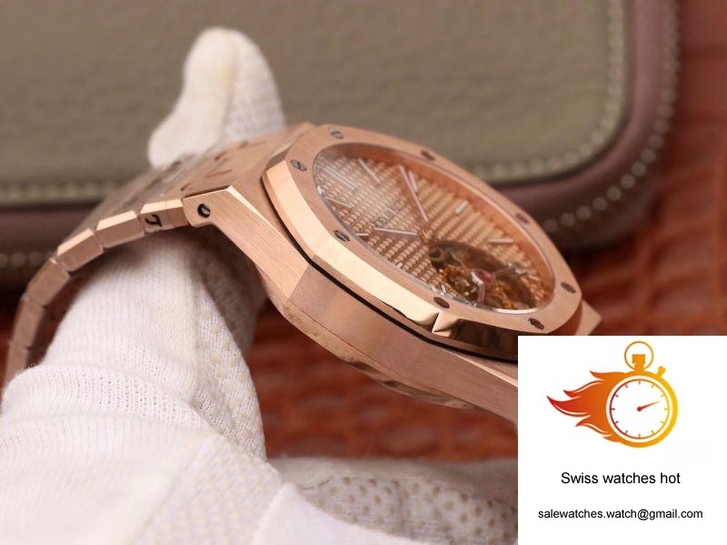 Audemars Piguet Royal Oak Tourbillon 26515OR.OO.1220OR.01 R8 Factory 18K Rosegold Dial 5 Audemars Piguet Royal Oak Tourbillon 26515OR.OO.1220OR.01 R8 Factory 18K Rosegold Dial 5