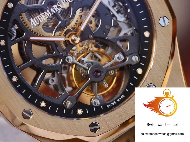 Audemars Piguet Royal Oak Offshore Diver Tourbillon 15407OR.OO.1220ST.01 JF Factory Skeleton Dial 5 Audemars Piguet Royal Oak Offshore Diver Tourbillon 15407OR.OO.1220ST.01 JF Factory Skeleton Dial 5