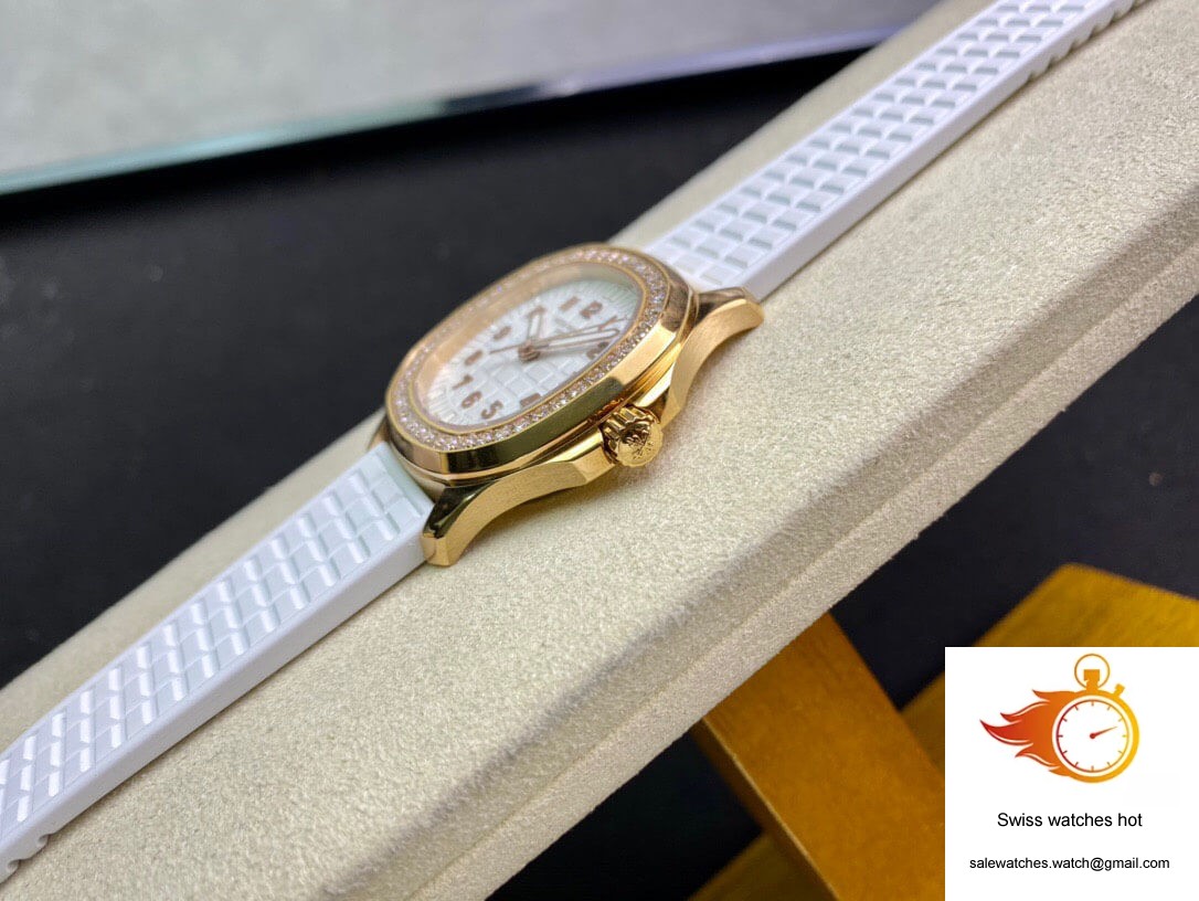 Patek Philippe Aquanaut 5067A Quartz Ladies PPF Factory Yellow Gold Diamond-set Bezel 6 Patek Philippe Aquanaut 5067A Quartz Ladies PPF Factory Yellow Gold Diamond-set Bezel 6