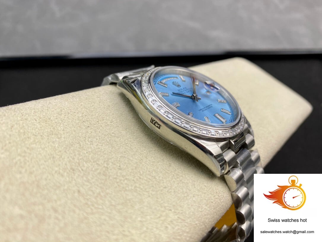 Rolex Day Date 228396TBR EW Factory Diamond Case 6 Rolex Day Date 228396TBR EW Factory Diamond Case 6