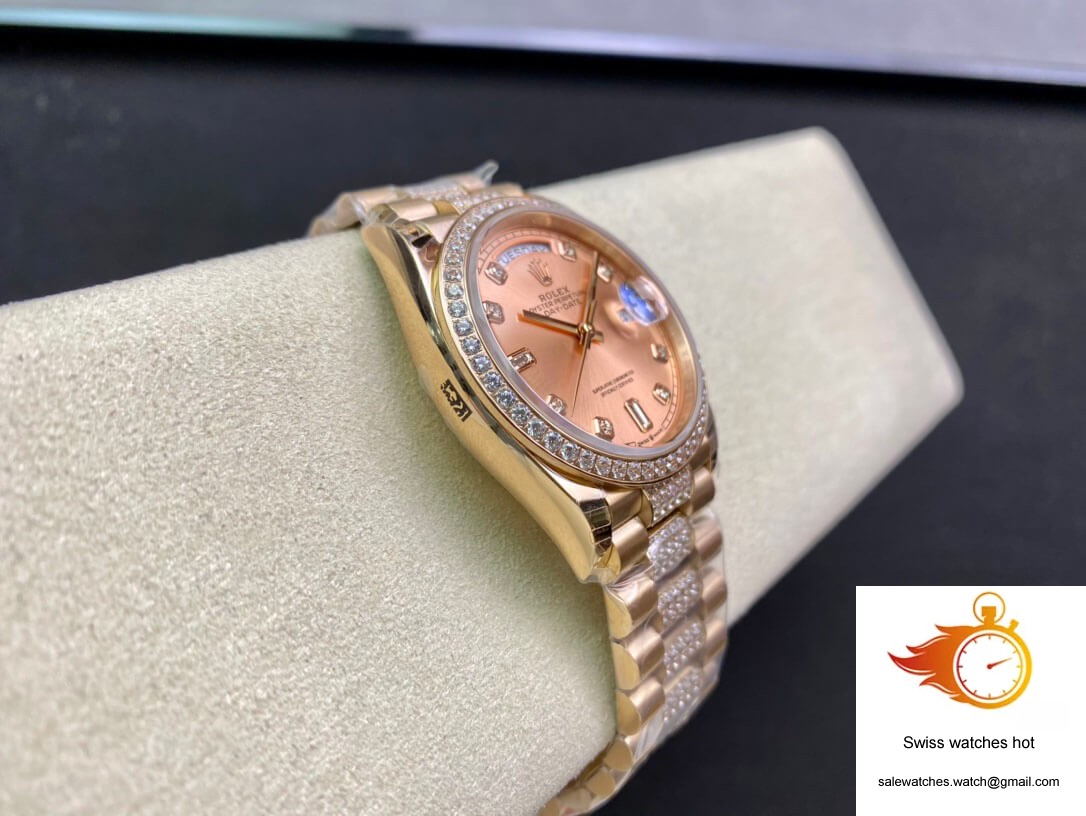 Rolex Day Date M128345RBR-0020 EW Factory Rose Gold 6 Rolex Day Date M128345RBR-0020 EW Factory Rose Gold 6