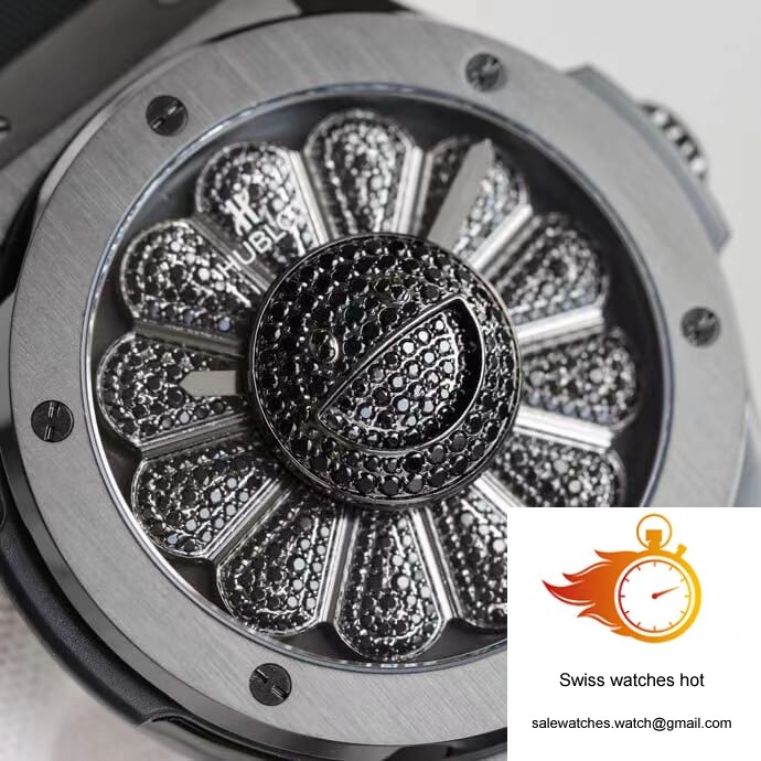 Hublot Classic Fusion Takashi Murakami 507.CX.9000.RX.TAK21 Sunflower Diamond Black Dial 6 Hublot Classic Fusion Takashi Murakami 507.CX.9000.RX.TAK21 Sunflower Diamond Black Dial 6