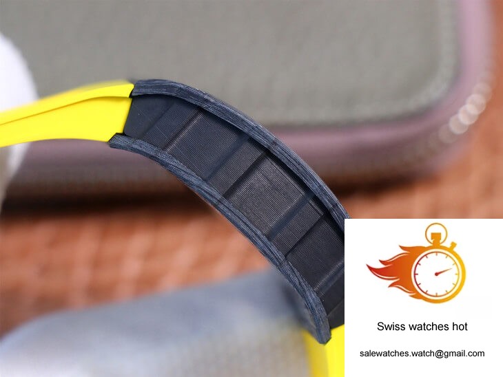 Richard Mille RM35-02 ZF Factory Yellow Rubber Strap 6 Richard Mille RM35-02 ZF Factory Yellow Rubber Strap 6