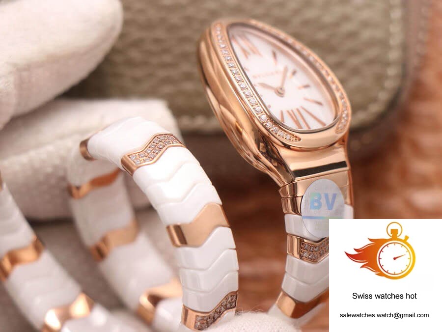 Bvlgari Serpenti 102202 BV Factory Rose Gold White Dial 6 Bvlgari Serpenti 102202 BV Factory Rose Gold White Dial 6