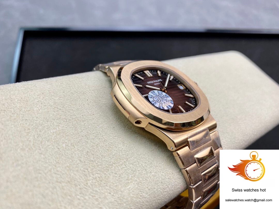 Patek Philippe Nautilus 5711/1R-001 GR Factory V2 Rose Gold Brown Gradient Dial 6 Patek Philippe Nautilus 5711/1R-001 GR Factory V2 Rose Gold Brown Gradient Dial 6