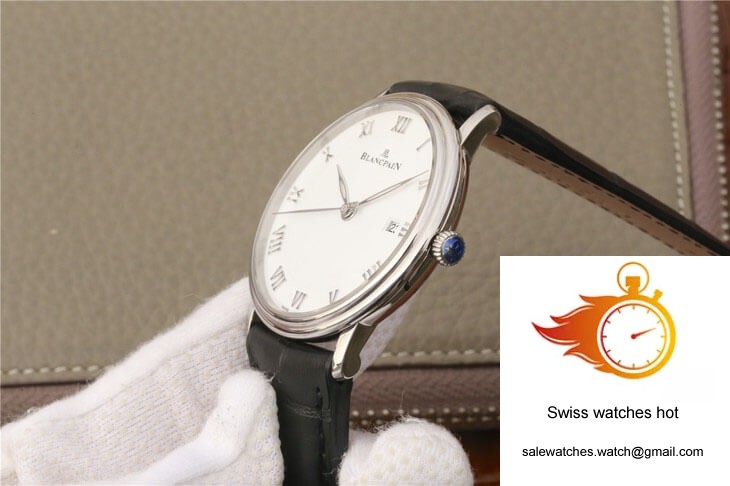Blancpain Villeret 6651-1127-55B ZF Factory White Dial 6 Blancpain Villeret 6651-1127-55B ZF Factory White Dial 6
