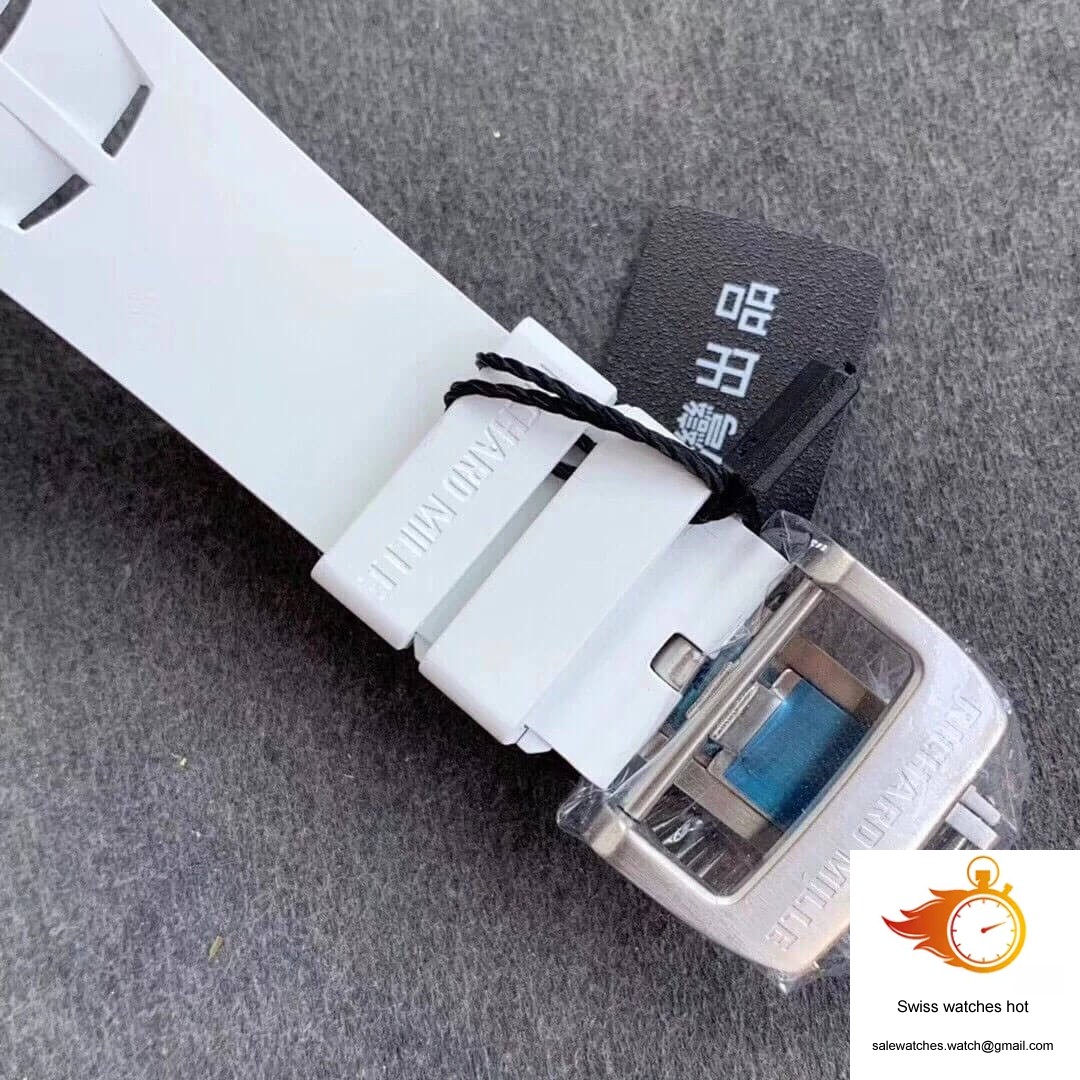 Richard Mille RM011-03 KV Factory Ceramic White Strap 6 Richard Mille RM011-03 KV Factory Ceramic White Strap 6