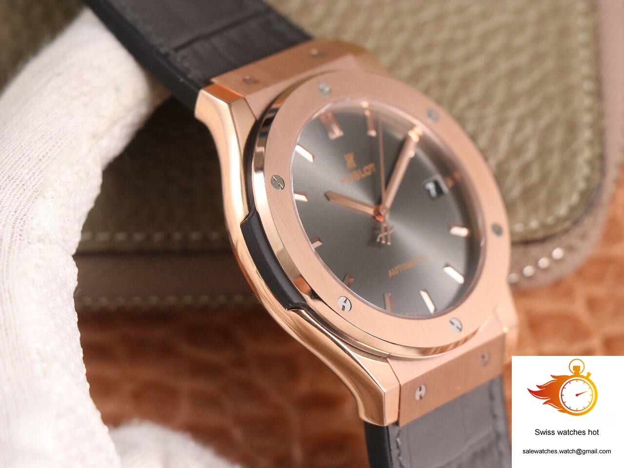 Hublot Classic Fusion 511.OX.7081.LR WWF Factory Rose Gold Dark Gray Dial 6 Hublot Classic Fusion 511.OX.7081.LR WWF Factory Rose Gold Dark Gray Dial 6