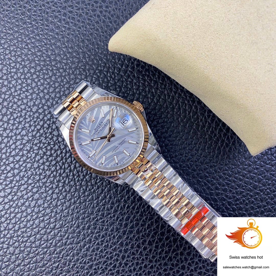Rolex Datejust M126231-0031 EW Factory Silver Palm Leaf Pattern Dial 6 Rolex Datejust M126231-0031 EW Factory Silver Palm Leaf Pattern Dial 6