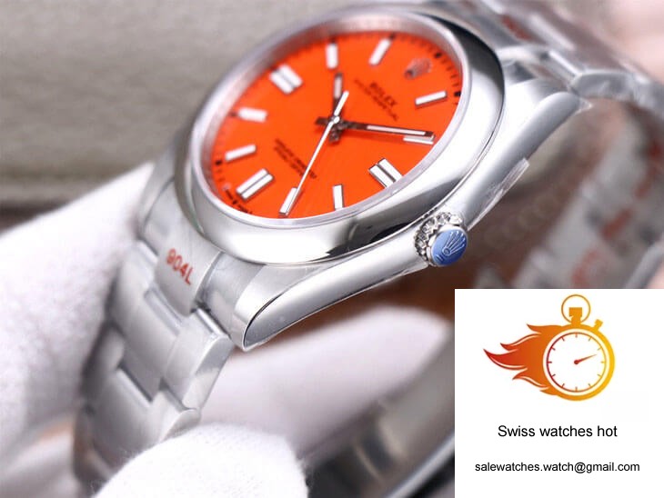 Rolex Oyster Perpetual M124300-0007 41MM EW Factory Coral Red Dial 6 Rolex Oyster Perpetual M124300-0007 41MM EW Factory Coral Red Dial 6
