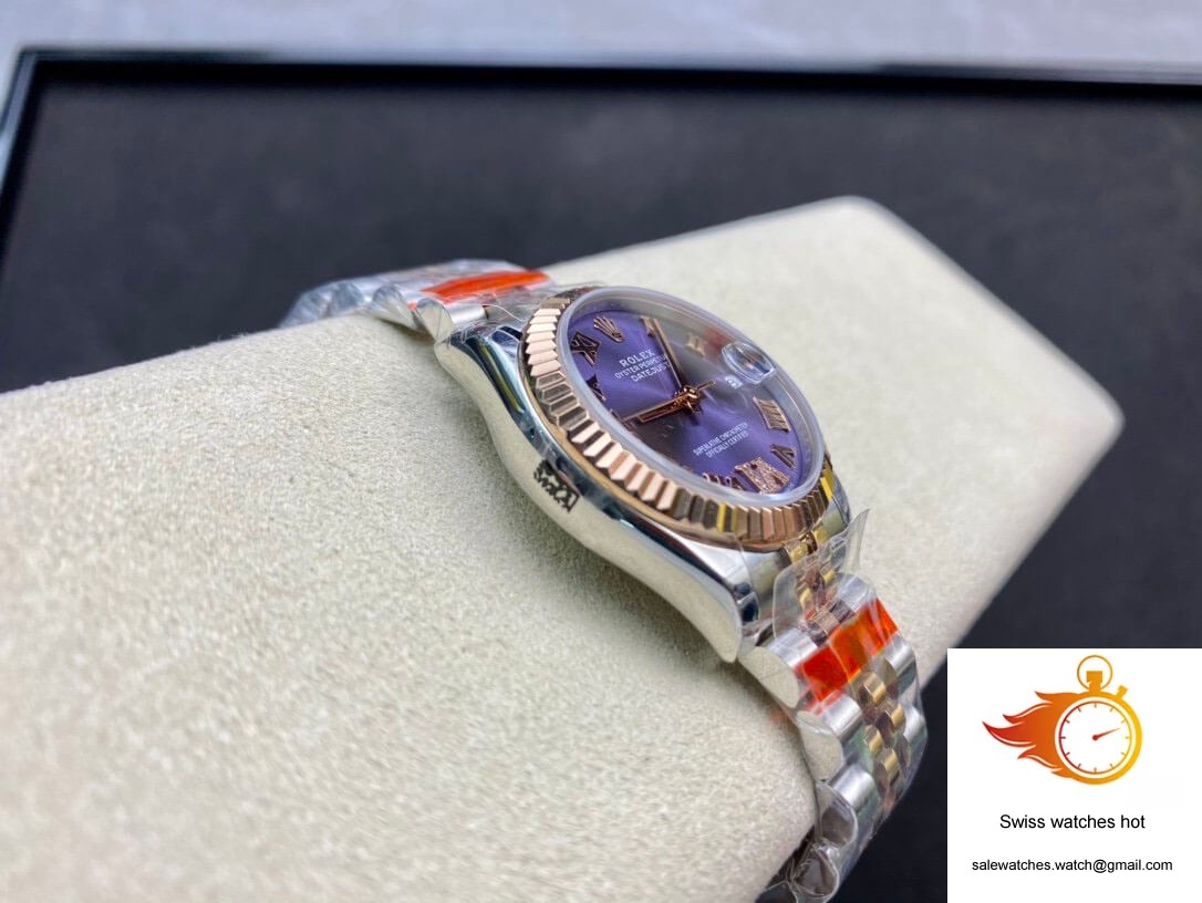 Rolex Datejust M278271-0020 TW Factory Diamond Eggplant Purple Dial 6 Rolex Datejust M278271-0020 TW Factory Diamond Eggplant Purple Dial 6