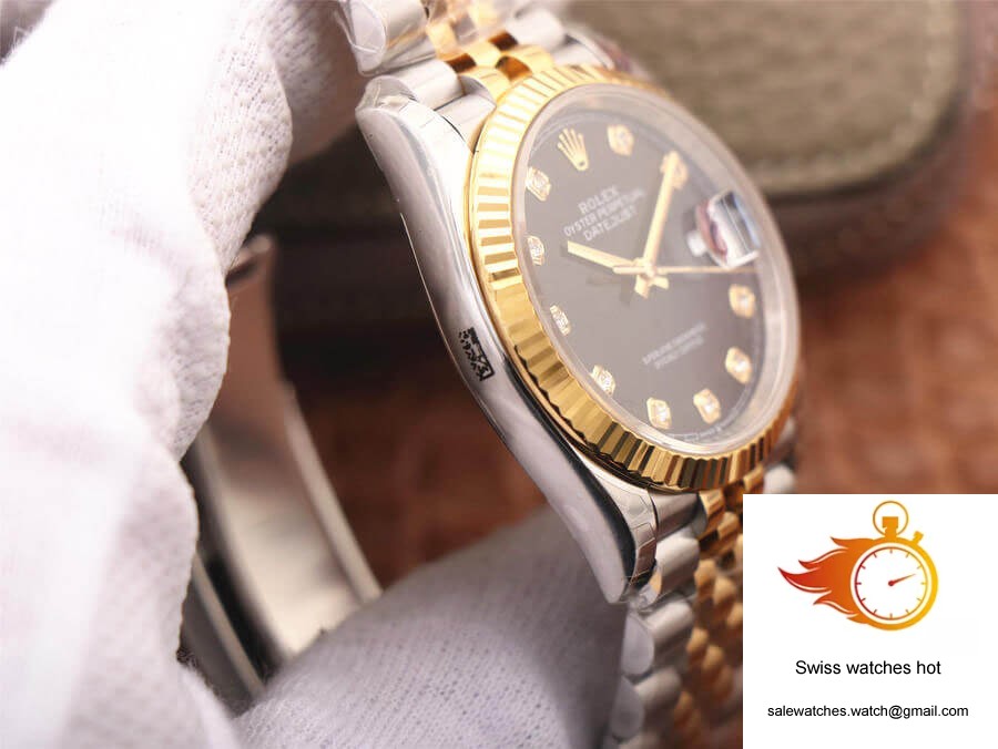 Rolex Datejust M126233-0021 EW Factory Diamond Black Dial 6 Rolex Datejust M126233-0021 EW Factory Diamond Black Dial 6