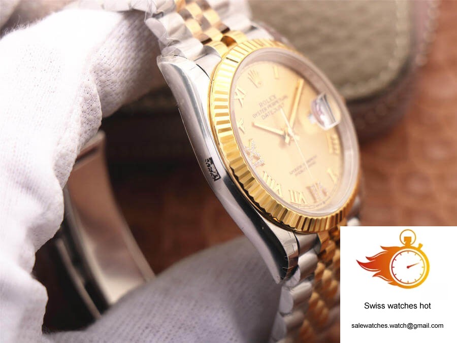 Rolex Datejust 126233 EW Factory Diamond Gold Dial 6 Rolex Datejust 126233 EW Factory Diamond Gold Dial 6