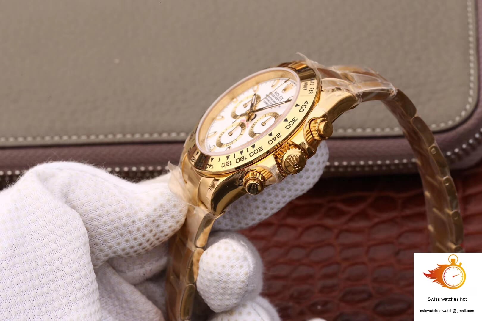 Rolex Daytona Cosmograph M116508-0001 JH Factory Yellow Gold White Dial 6 Rolex Daytona Cosmograph M116508-0001 JH Factory Yellow Gold White Dial 6