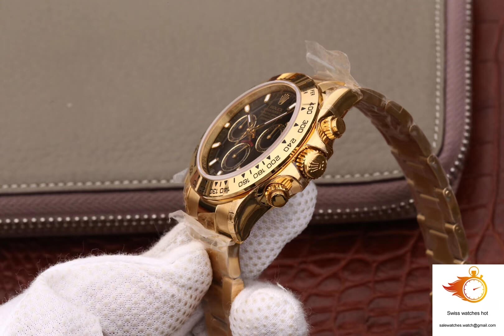 Rolex Daytona Cosmograph M116508-0004 JH Factory Yellow Gold Black Dial 6 Rolex Daytona Cosmograph M116508-0004 JH Factory Yellow Gold Black Dial 6