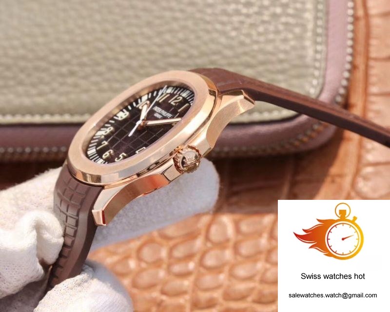 Patek Philippe Aquanaut 5167R-001 40mm ZF Factory Dark Brown Dial 6 Patek Philippe Aquanaut 5167R-001 40mm ZF Factory Dark Brown Dial 6