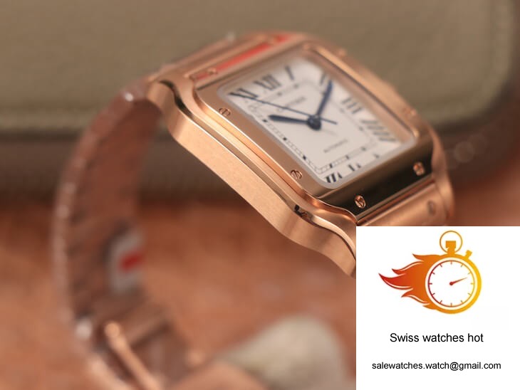 Cartier De Santos WSSA0010 BV Factory 18K Rose Gold White Dial 6 Cartier De Santos WSSA0010 BV Factory 18K Rose Gold White Dial 6