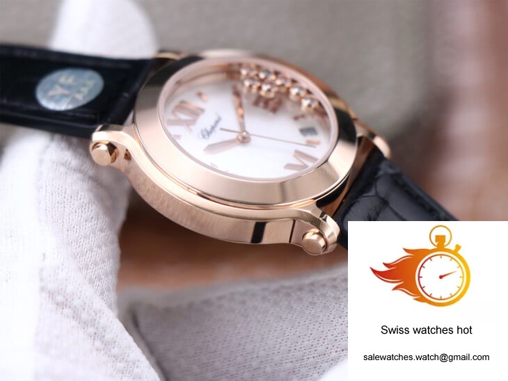 Chopard Happy Sport 278492 YF Factory White Dial Rose Gold 6 Chopard Happy Sport 278492 YF Factory White Dial Rose Gold 6