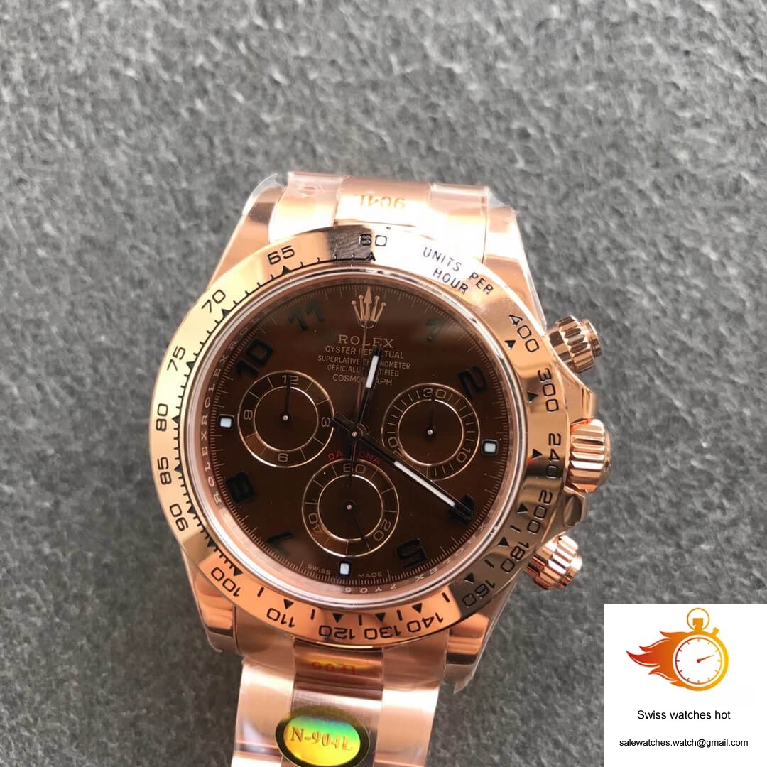 Rolex Daytona m116505-0011 Noob Factory Brown Dial 6 Rolex Daytona m116505-0011 Noob Factory Brown Dial 6