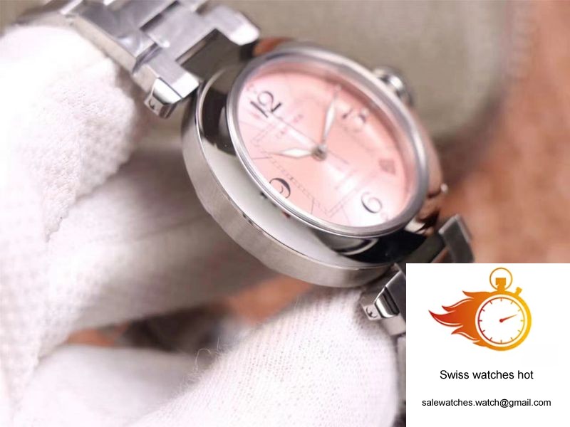 Cartier Pasha W31075M7 V9 Factory Pink Dial 6 Cartier Pasha W31075M7 V9 Factory Pink Dial 6