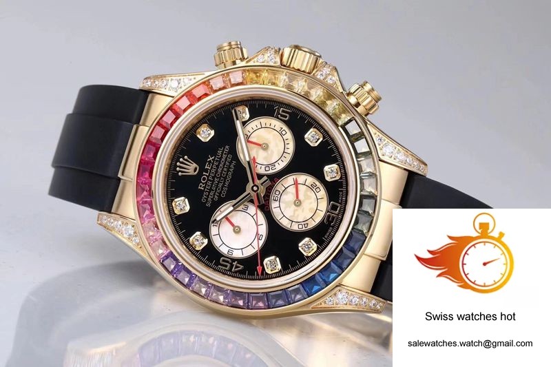 Rolex Daytona 116598RBOW BL Factory Yellow Gold 6 Rolex Daytona 116598RBOW BL Factory Yellow Gold 6