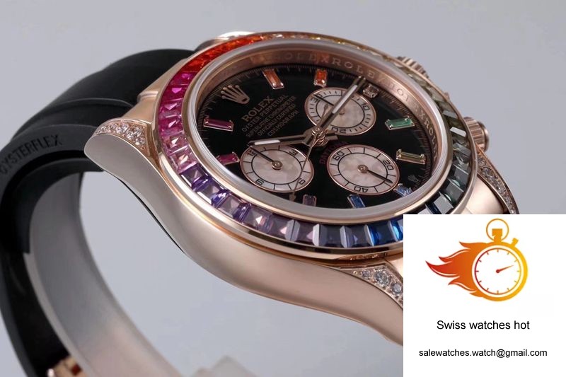 Rolex Daytona 116595RBOW BL Factory Rose Gold 6 Rolex Daytona 116595RBOW BL Factory Rose Gold 6
