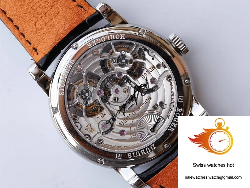 Roger Dubuis Hommage RDDBHO0562 Double Flying tourbillon JB Factory White Gold Case 6 Roger Dubuis Hommage RDDBHO0562 Double Flying tourbillon JB Factory White Gold Case 6