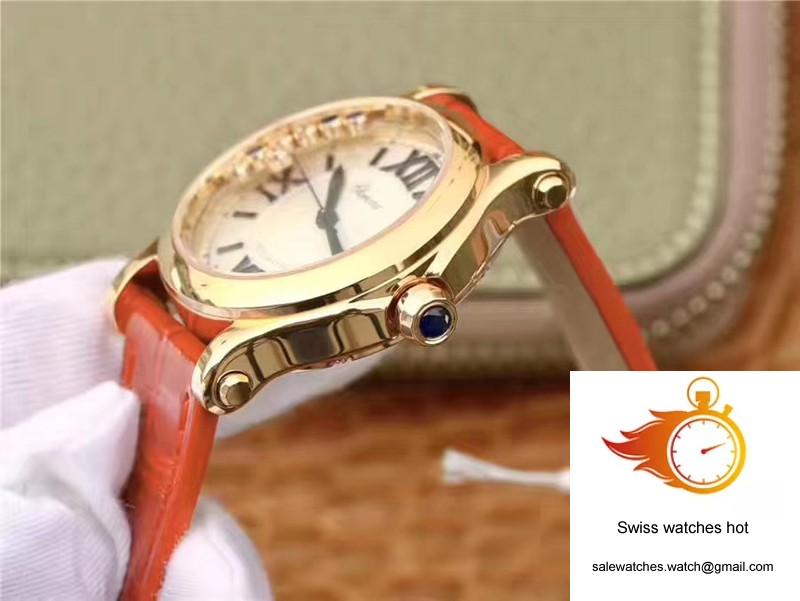 Chopard Happy Sport 274808 Rose Gold Diamonds YF Factory White Dial 6 Chopard Happy Sport 274808 Rose Gold Diamonds YF Factory White Dial 6