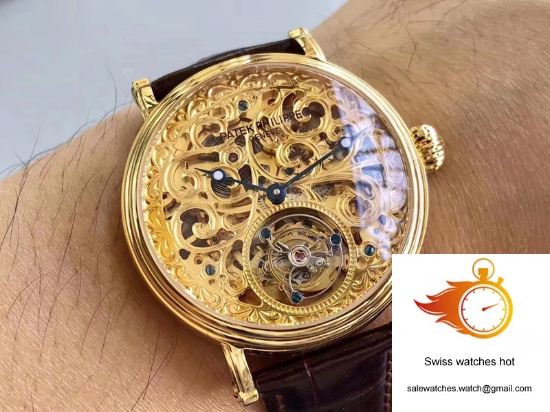 Patek Philippe Tourbillon Yellow Gold Skeleton Dial 6 Patek Philippe Tourbillon Yellow Gold Skeleton Dial 6