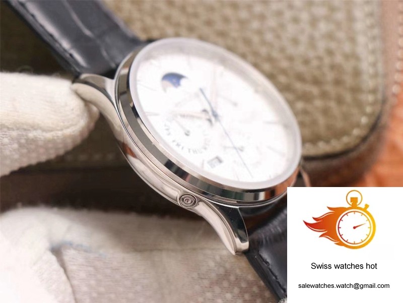 Jaeger-LeCoultre Master Ultra Thin Moon Perpetual Calendar 130842J V9 Factory White Dial 6 Jaeger-LeCoultre Master Ultra Thin Moon Perpetual Calendar 130842J V9 Factory White Dial 6