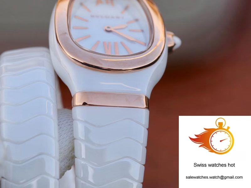 Bvlgari Serpenti Spiga Watch 102886 BV Factory Rose Gold No Diamond 6 Bvlgari Serpenti Spiga Watch 102886 BV Factory Rose Gold No Diamond 6