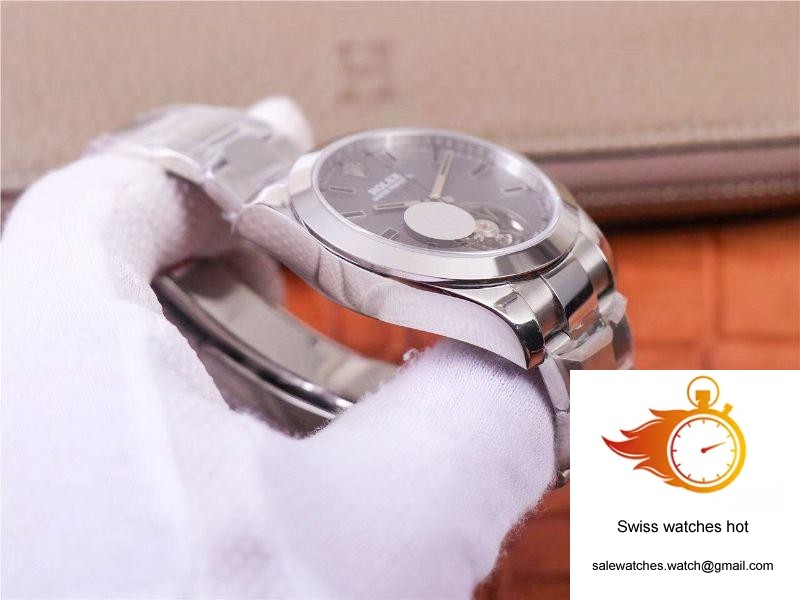 JB Factory Replica Rolex Milgauss Base 116400 Label Noir Design LNT01HS-001 Silver case watch 6 JB Factory Replica Rolex Milgauss Base 116400 Label Noir Design LNT01HS-001 Silver case watch 6