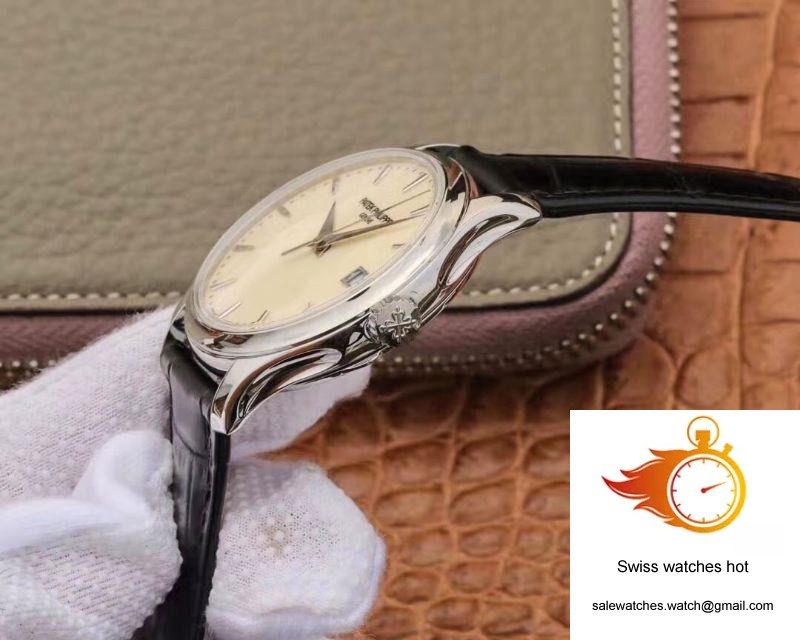 ZF Factory Patek Philippe Calatrava Automatic Date White Dial Watch 5227 Flip Back Version 6 ZF Factory Patek Philippe Calatrava Automatic Date White Dial Watch 5227 Flip Back Version 6