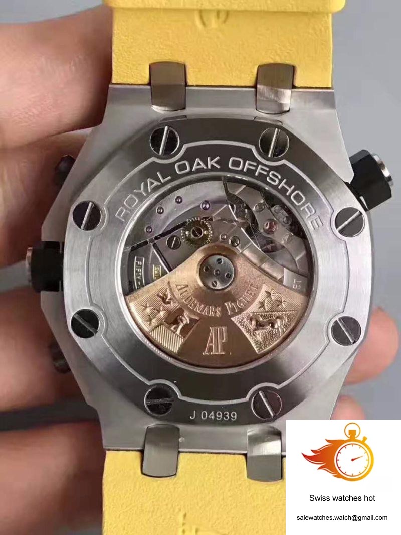 Audemars Piguet Royal Oak Offshore Diver Chronograph 26703ST.OO.A051CA.01 JF Factory Yellow Dial 6 Audemars Piguet Royal Oak Offshore Diver Chronograph 26703ST.OO.A051CA.01 JF Factory Yellow Dial 6
