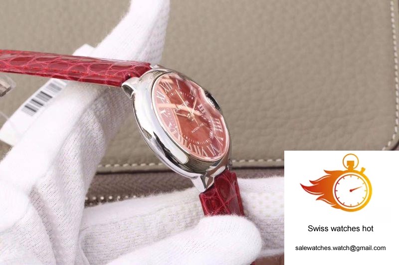 Ballon Bleu De Cartier 33MM WSBB0022 TW Factory Red Dial 6 Ballon Bleu De Cartier 33MM WSBB0022 TW Factory Red Dial 6