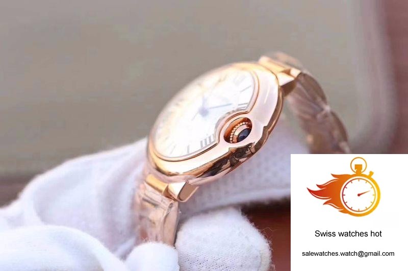 Ballon Bleu De Cartier Ladies 33MM W6920068 V9 Factory White Textured Dial 6 Ballon Bleu De Cartier Ladies 33MM W6920068 V9 Factory White Textured Dial 6