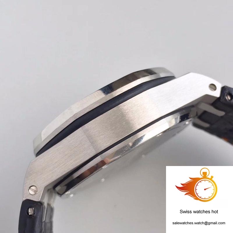 Audemars Piguet Royal Oak Offshore Panda 26170ST.OO.D101CR.02 Black Leather Strap JF Factory V2 White Dial 6 Audemars Piguet Royal Oak Offshore Panda 26170ST.OO.D101CR.02 Black Leather Strap JF Factory V2 White Dial 6