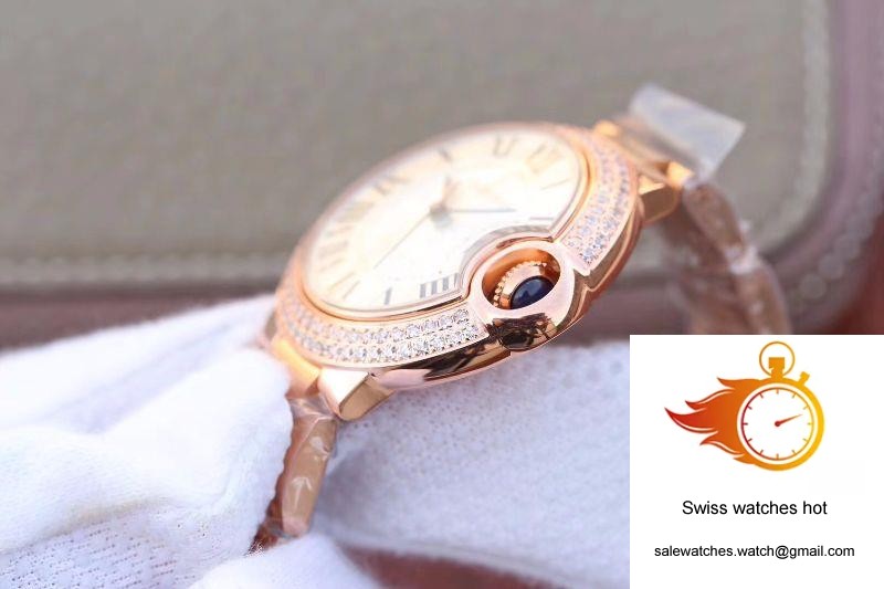 Ballon Bleu De Cartier 36MM WE902064 V9 Factory White Dial 6 Ballon Bleu De Cartier 36MM WE902064 V9 Factory White Dial 6