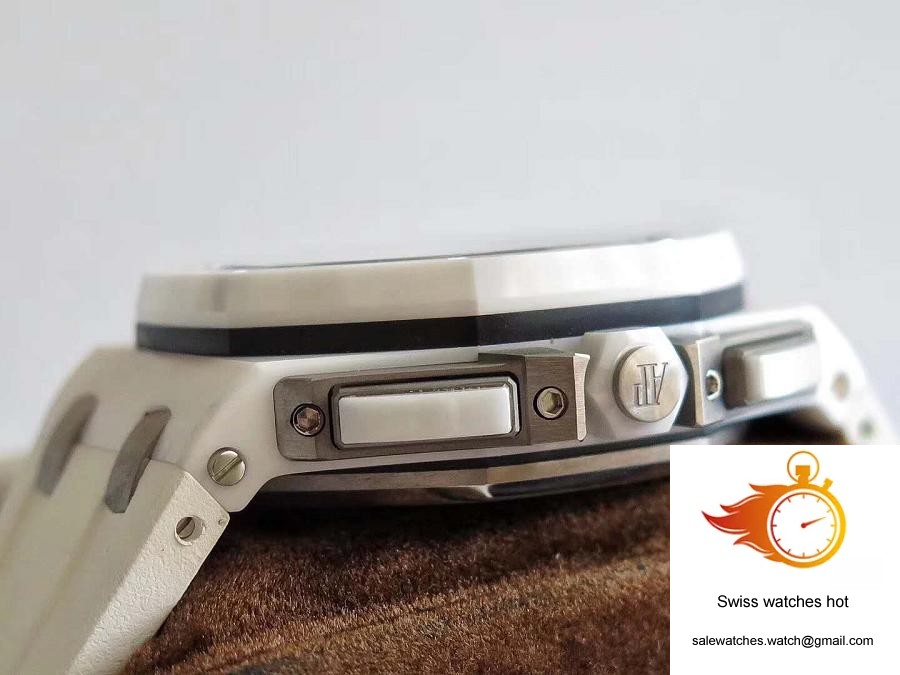 Audemars Piguet Royal Oak Offshore 26402CB.OO.A010CA.01 JF Factory V2 White Dial 6 Audemars Piguet Royal Oak Offshore 26402CB.OO.A010CA.01 JF Factory V2 White Dial 6