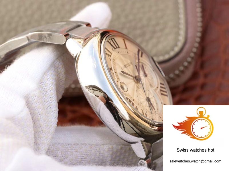 Cartier Ballon Bleu Chronograph W6920076 ZF Factory Silver Dial 6 Cartier Ballon Bleu Chronograph W6920076 ZF Factory Silver Dial 6