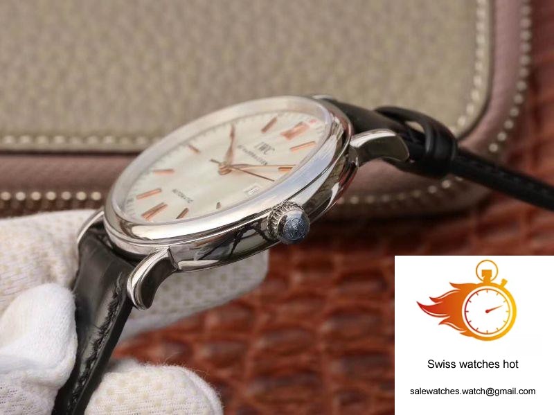 IWC Portofino Automatic IW356501 MKS Factory Black Leather Strap White Dial 6 IWC Portofino Automatic IW356501 MKS Factory Black Leather Strap White Dial 6